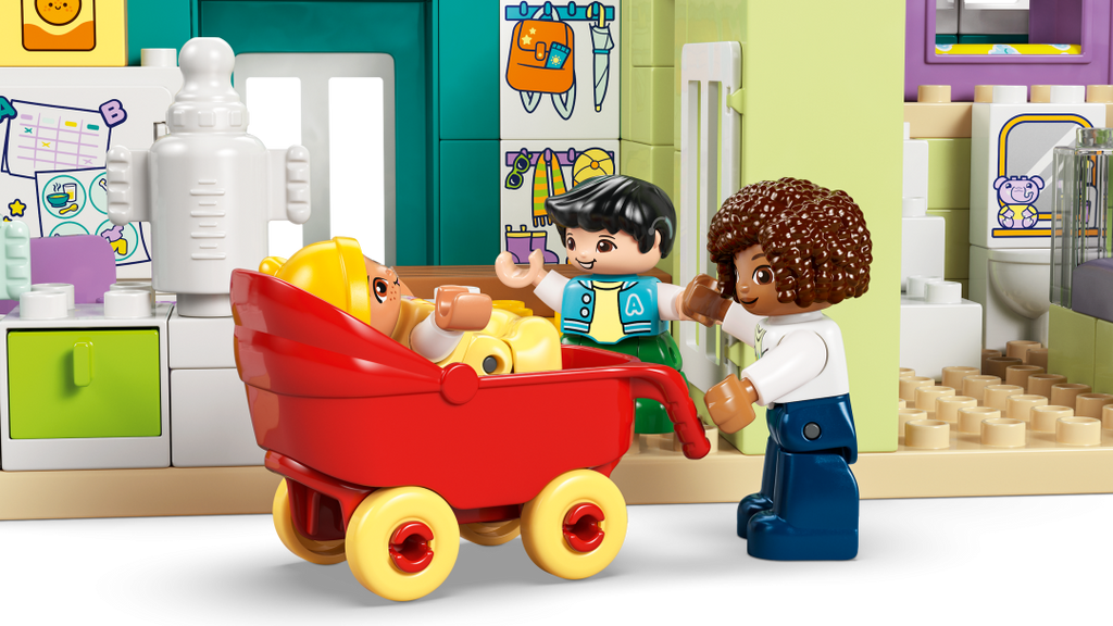 LEGO DUPLO 3-in-1 Modern Family House with Figures 10470