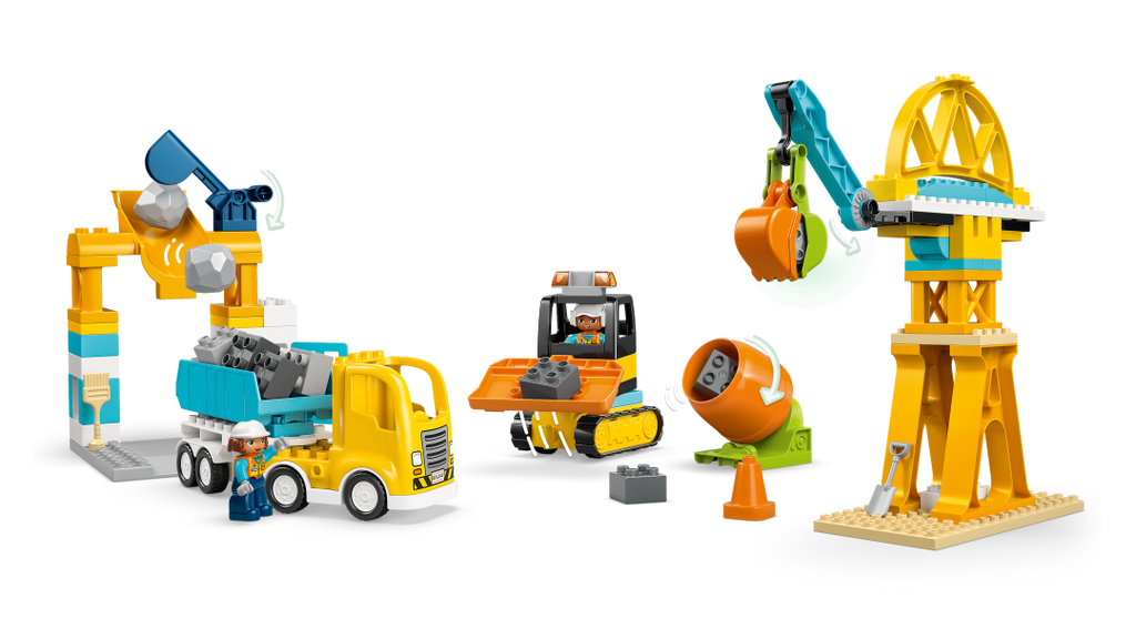 LEGO DUPLO 3-in-1 Construction Site and Vehicles 10476
