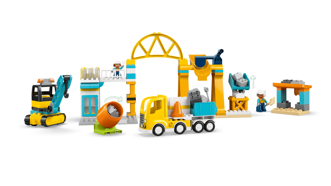 LEGO DUPLO 3-in-1 Construction Site and Vehicles 10476