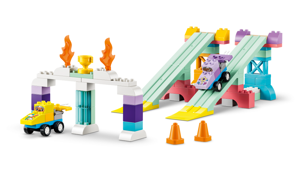 LEGO DUPLO 3-in-1 Creative Ramps with Vehicles 10478