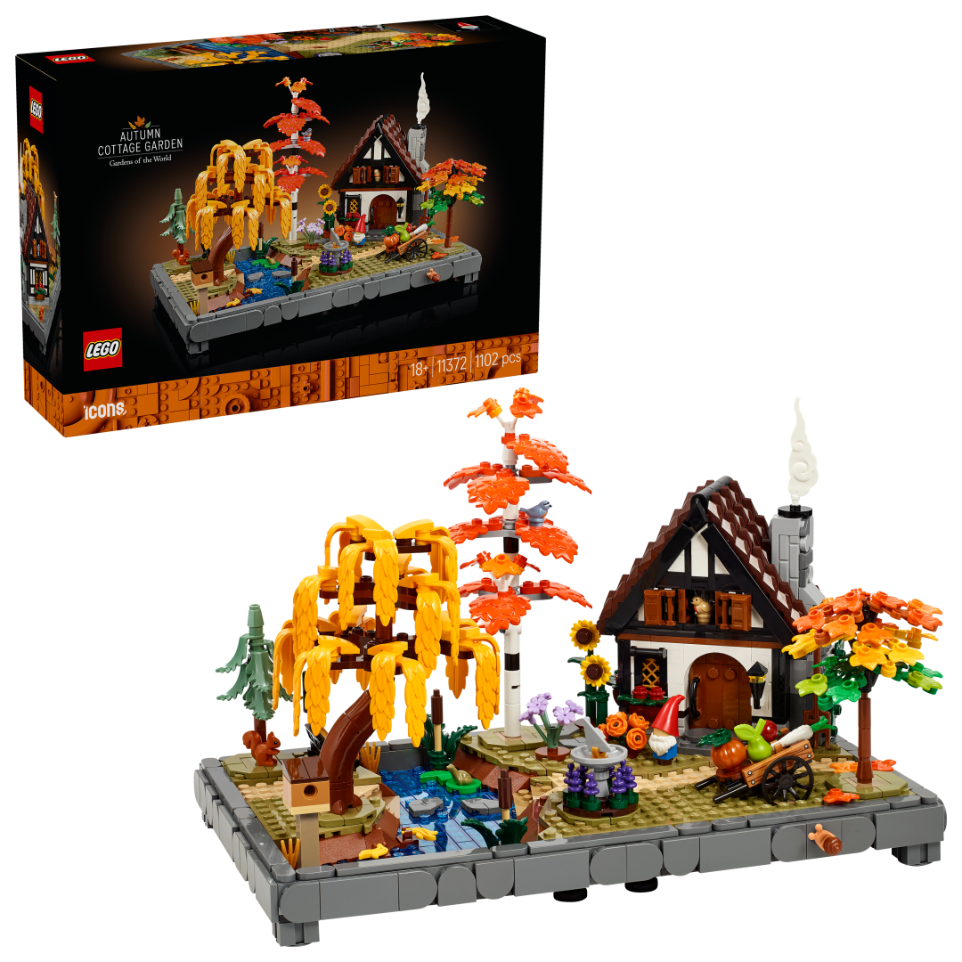 LEGO ICONS Autumn Cottage Garden 11372