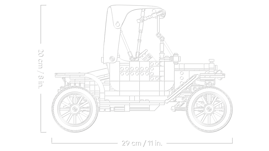 LEGO ICONS Ford Model T 11376