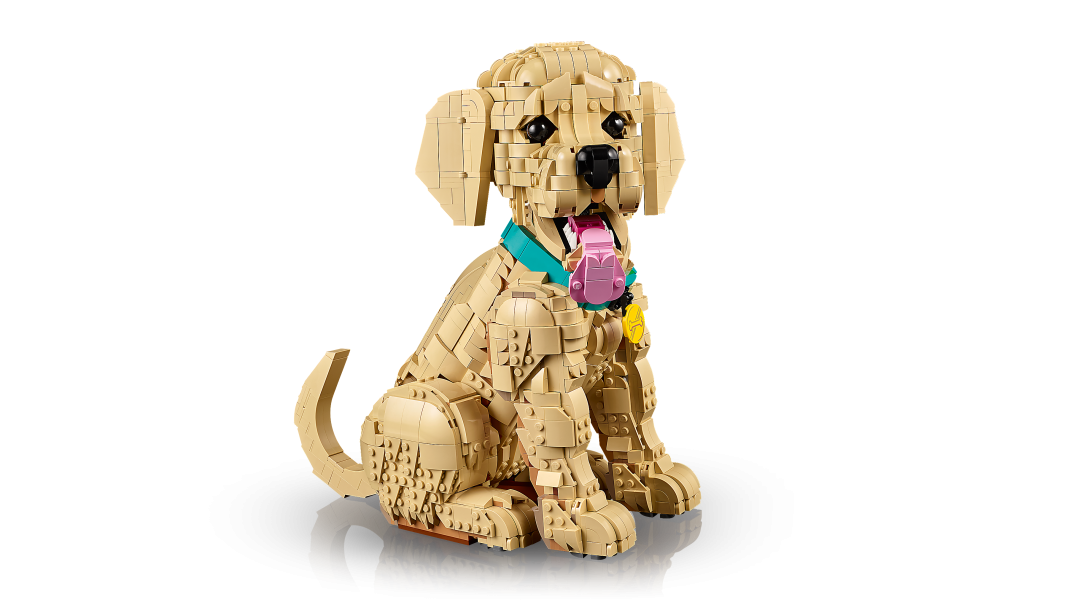 LEGO ICONS Golden Retriever Puppy 11384