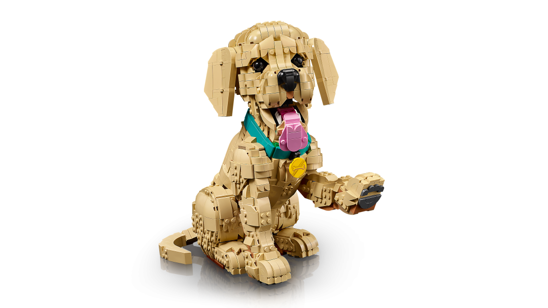 LEGO ICONS Golden Retriever Puppy 11384