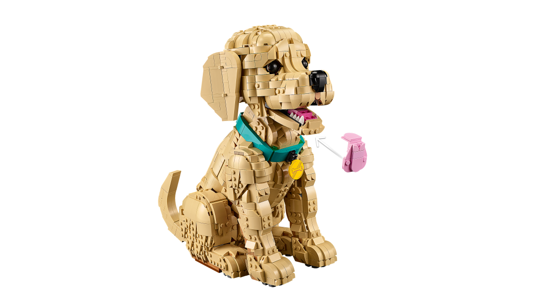 LEGO ICONS Golden Retriever Puppy 11384