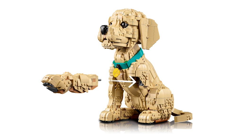LEGO ICONS Golden Retriever Puppy 11384