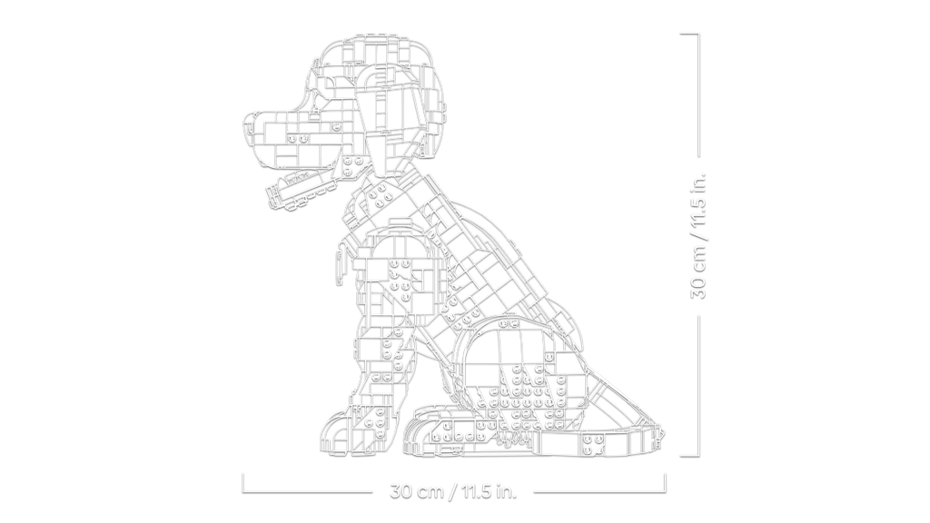 LEGO ICONS Golden Retriever Puppy 11384
