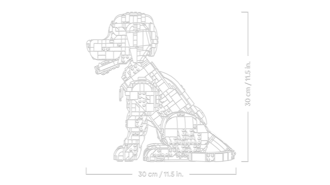 LEGO ICONS Golden Retriever Puppy 11384