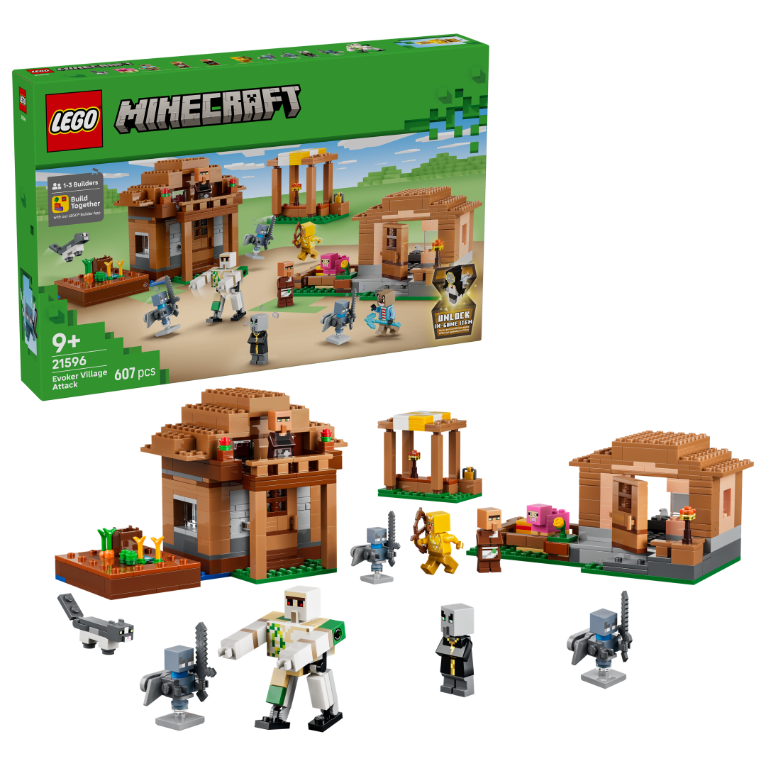 LEGO Minecraft Evoker Village Attack 21596