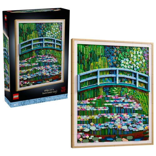 LEGO ART Claude Monet – Bridge over a Pond of Water Lilies 31220