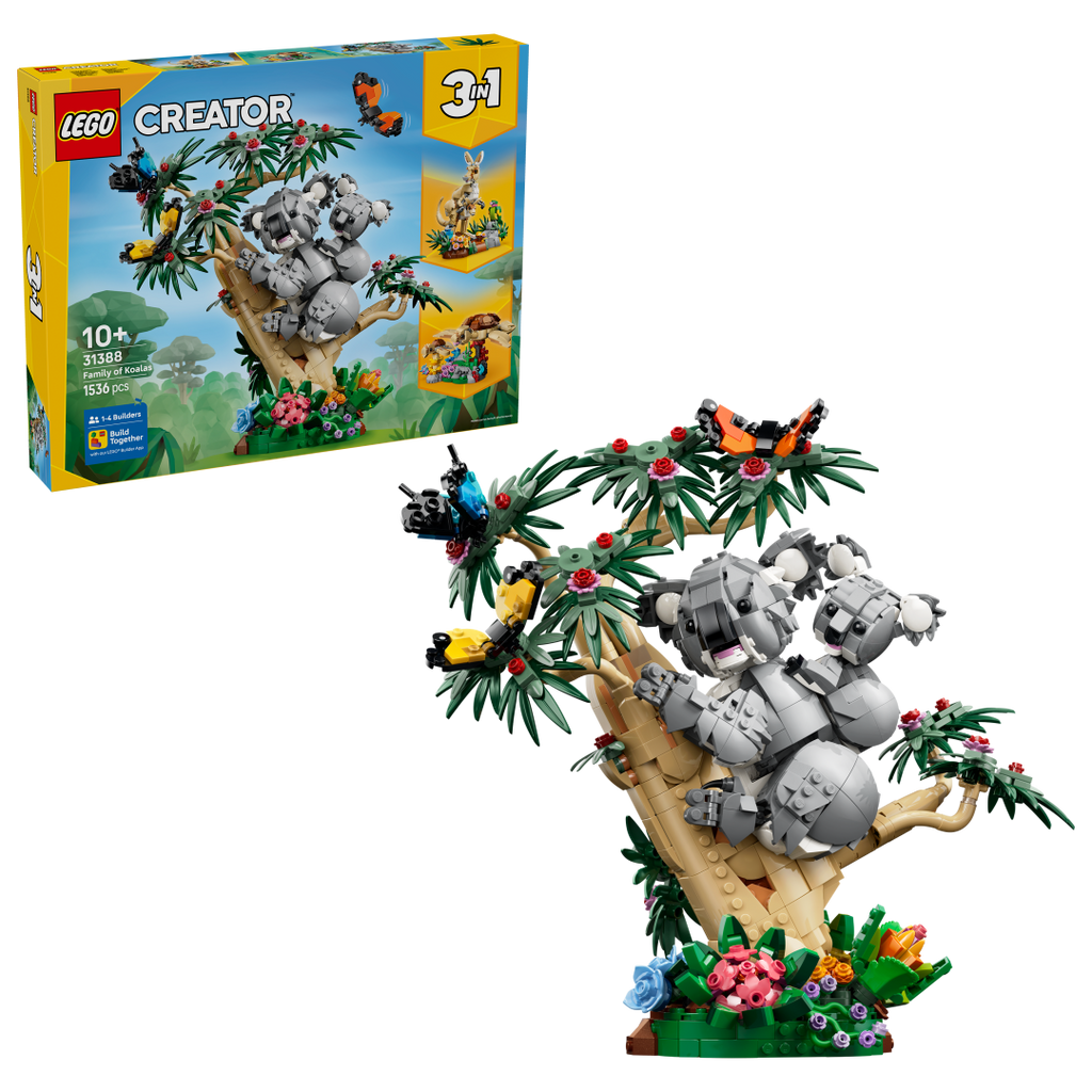 LEGO Creator 3-in-1 Wild Animals: Family of Koalas 31388