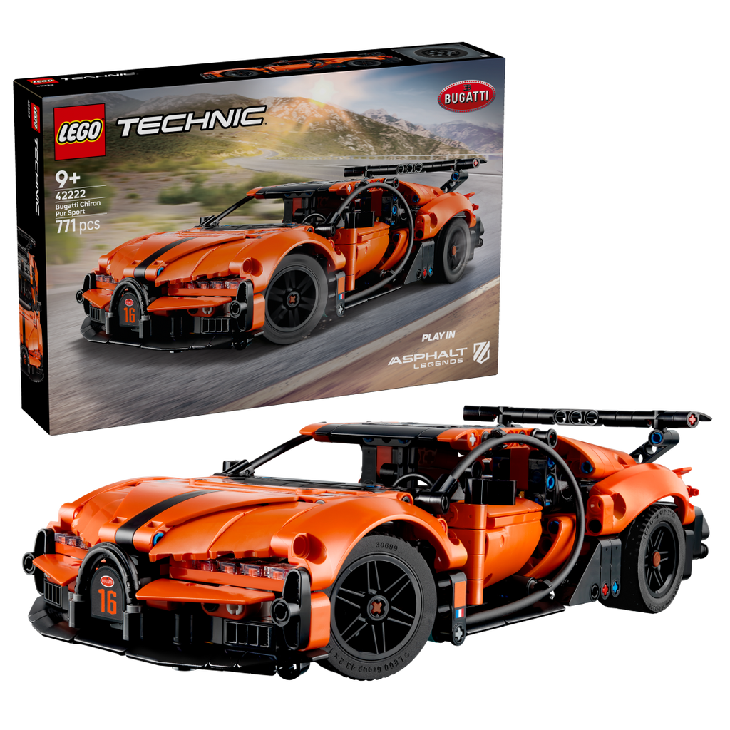 LEGO Technic Bugatti Chiron Pur Sport Hypercar 42222