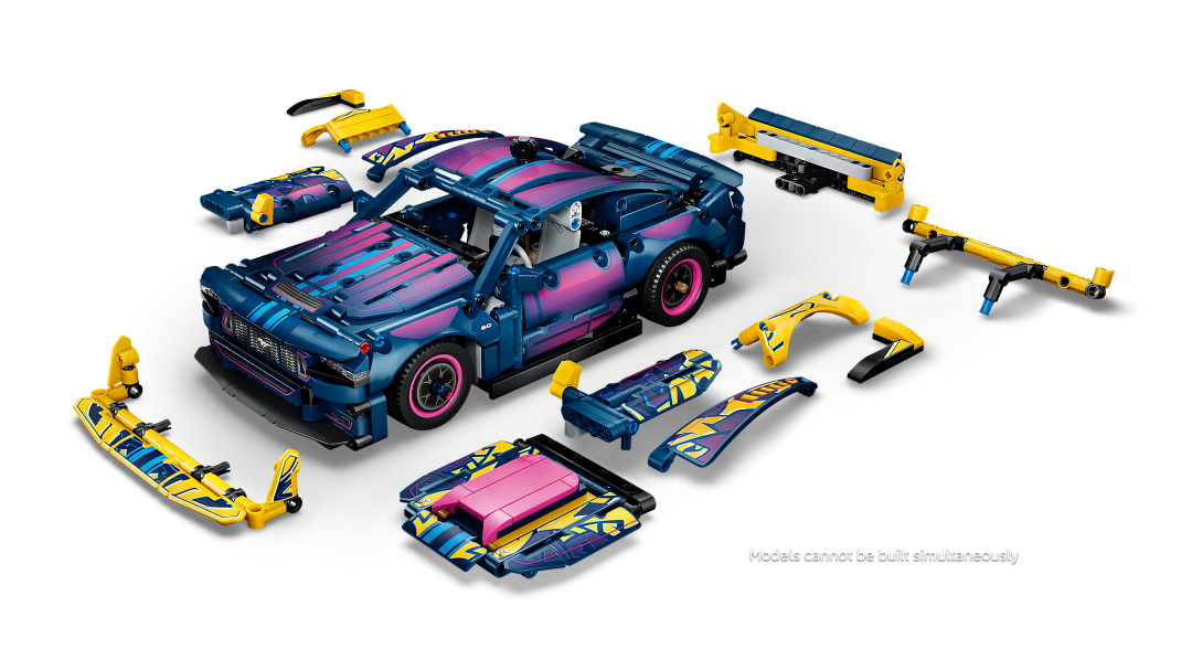 LEGO Technic Custom Garage Ford Mustang GT Car 42236