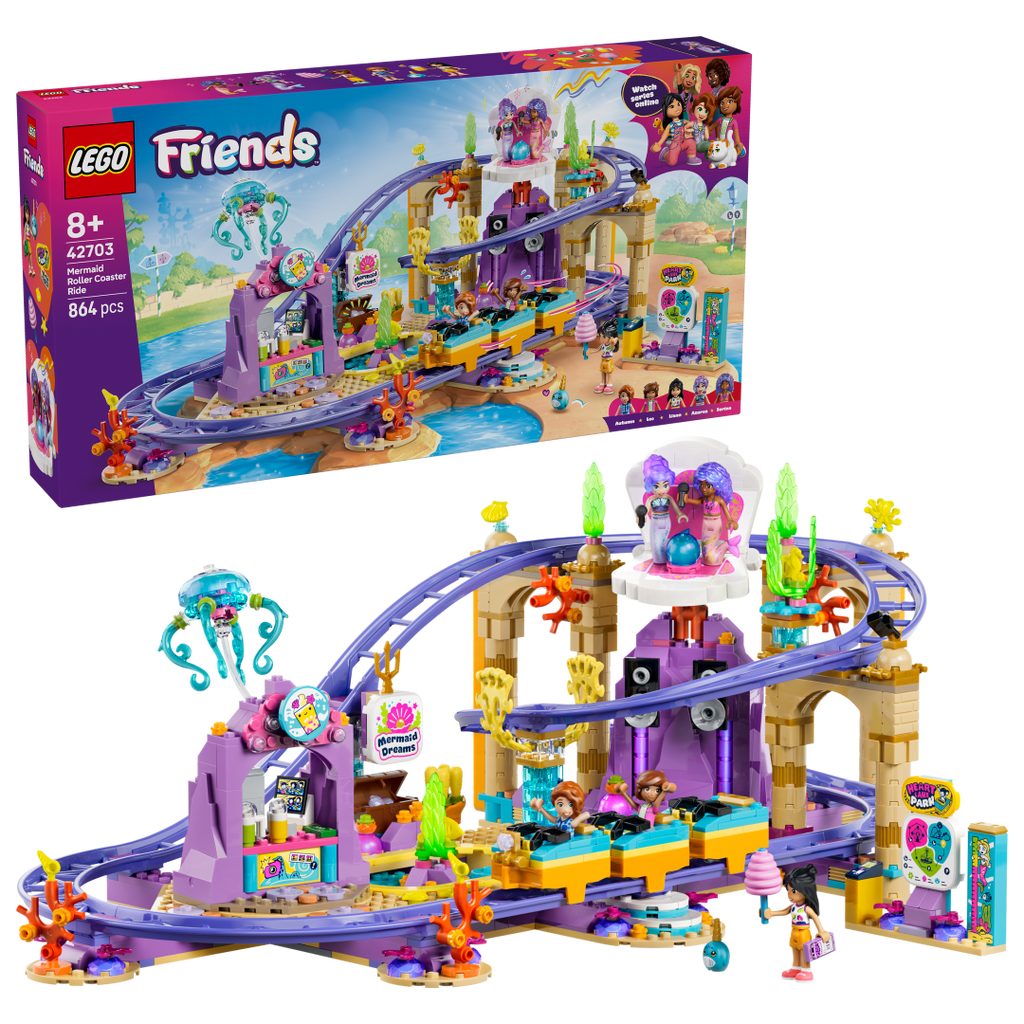LEGO Friends Mermaid Roller Coaster Ride 42703