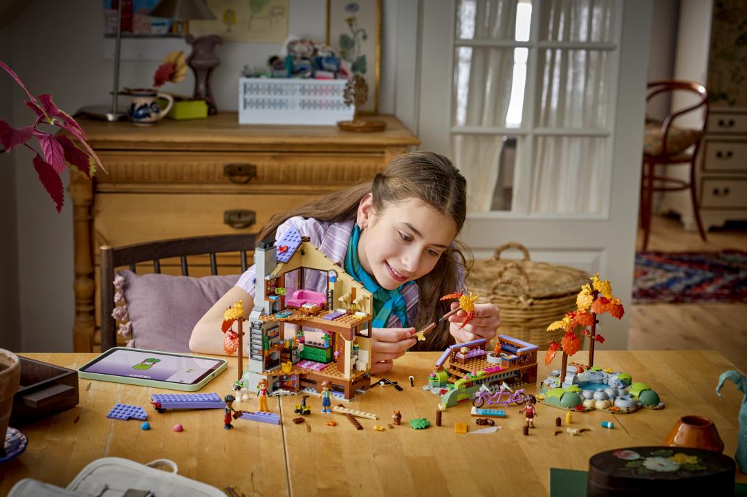 LEGO Friends Cozy Fall Forest Cabin 42705