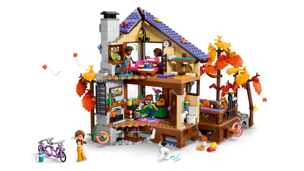 LEGO Friends Cozy Fall Forest Cabin 42705