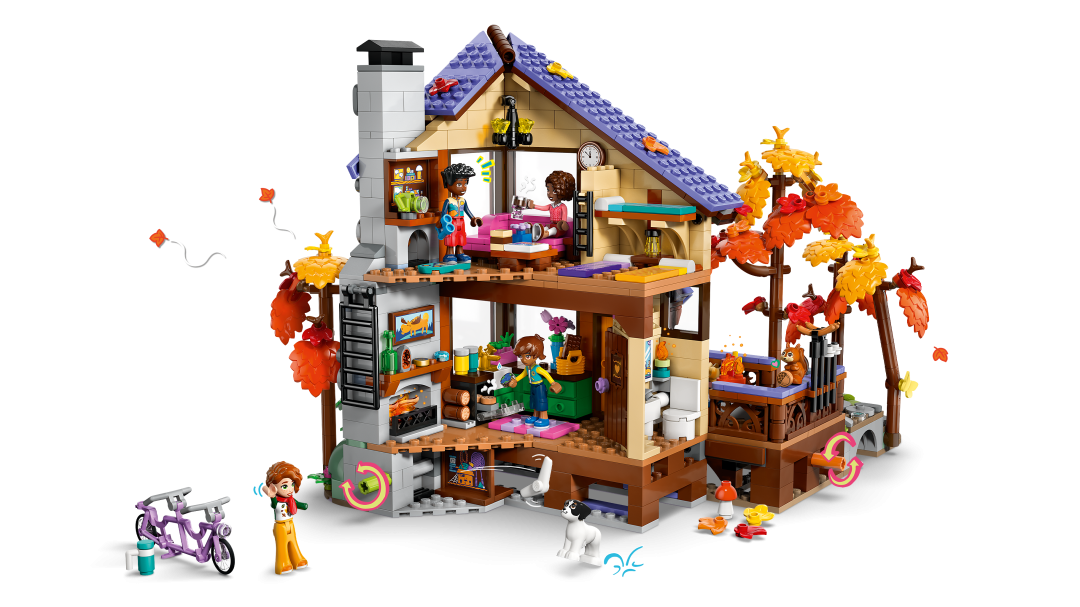 LEGO Friends Cozy Fall Forest Cabin 42705