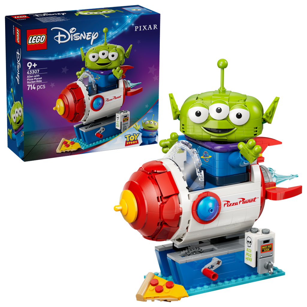 LEGO Disney Alien with Pizza Planet Rocket Ride 43307