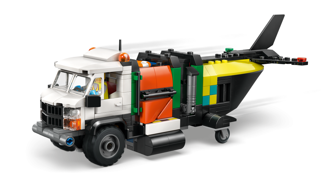 LEGO City Airplane, Service Truck & Hovercraft Remix 60505
