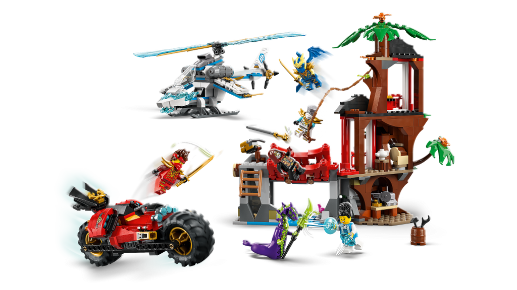 LEGO NINJAGO Ninja Vehicle Tree House Battle 71857