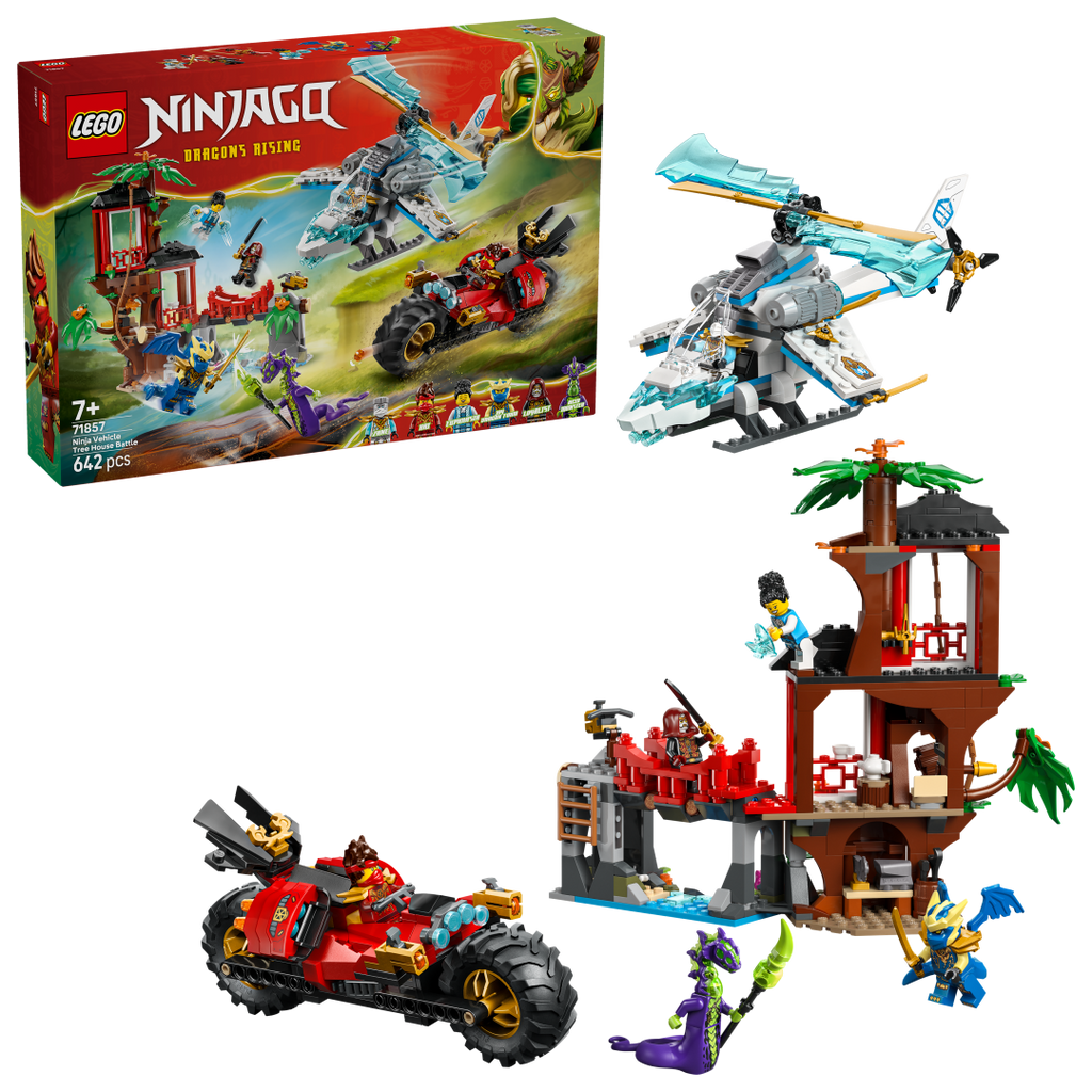 LEGO NINJAGO Ninja Vehicle Tree House Battle 71857