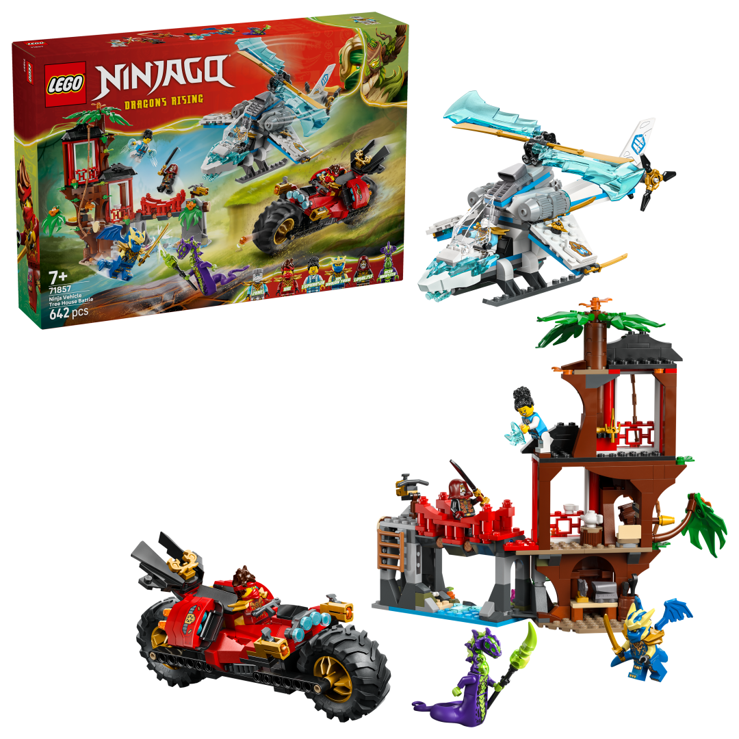 LEGO NINJAGO Ninja Vehicle Tree House Battle 71857