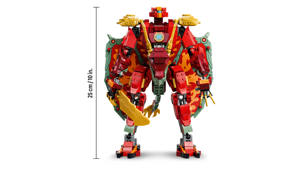LEGO NINJAGO Wyldfyre's Transforming Dragon Mech 71868