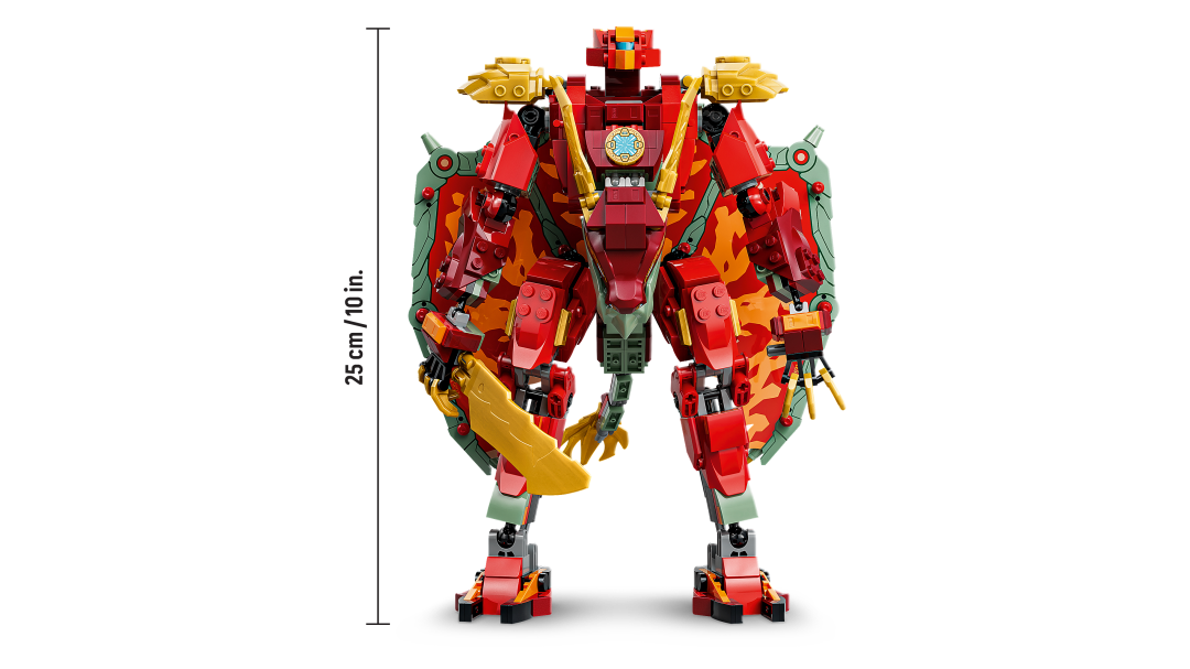 LEGO NINJAGO Wyldfyre's Transforming Dragon Mech 71868