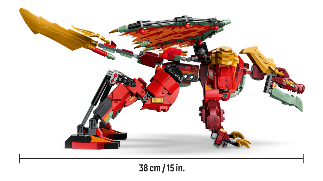 LEGO NINJAGO Wyldfyre's Transforming Dragon Mech 71868