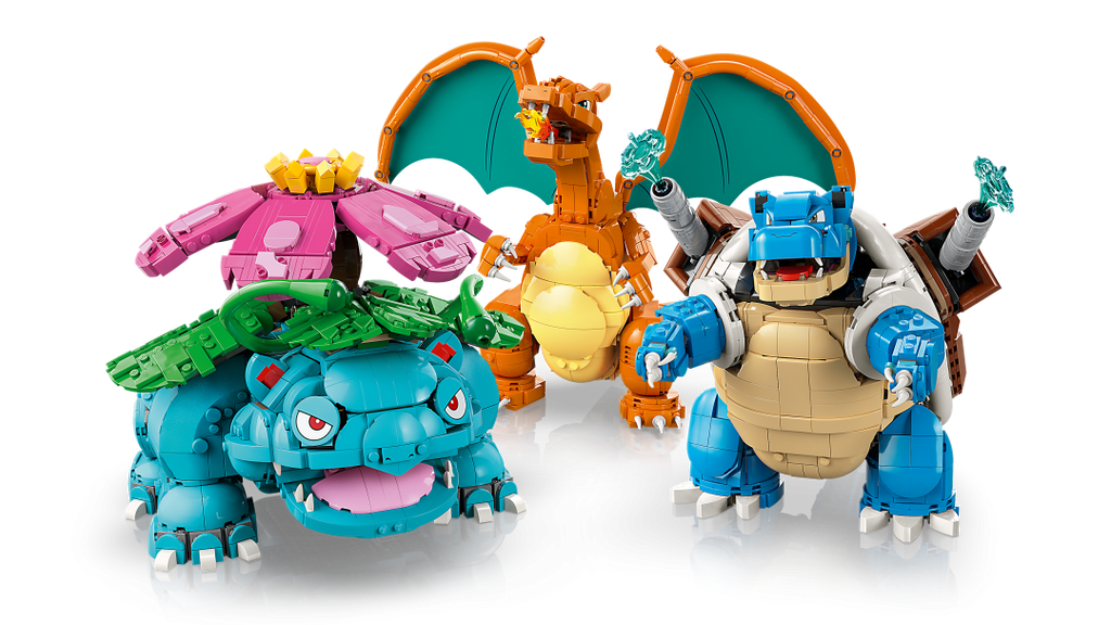 LEGO Pokémon Venusaur, Charizard and Blastoise 72153