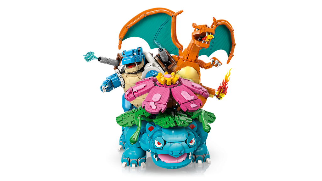 LEGO Pokémon Venusaur, Charizard and Blastoise 72153