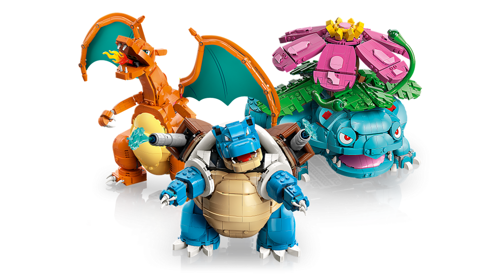 LEGO Pokémon Venusaur, Charizard and Blastoise 72153