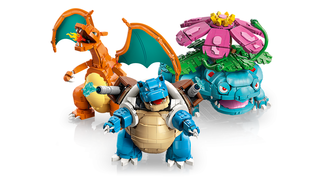 LEGO Pokémon Venusaur, Charizard and Blastoise 72153