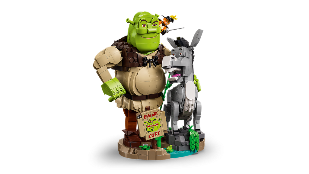 LEGO ICONS Shrek, Donkey & Puss in Boots 72423