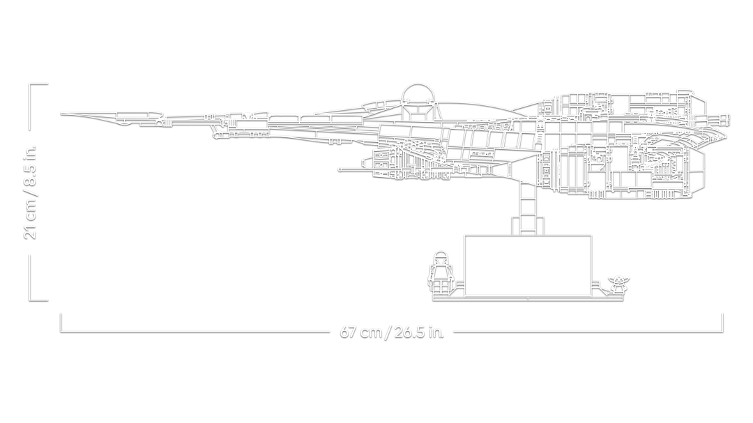 LEGO Star Wars The Mandalorian's N-1 Starfighter 75442