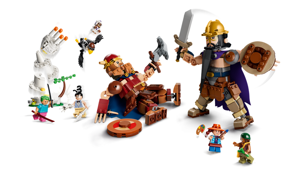 LEGO One Piece Dorry vs. Brogy – Giants of Little Garden 75644