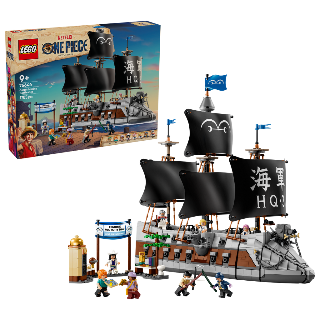 LEGO One Piece Garp's Marine Battleship 75646