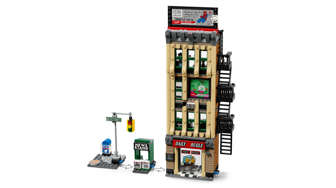 LEGO Marvel Spider-Man vs. Mysterio: The Daily Bugle 76342