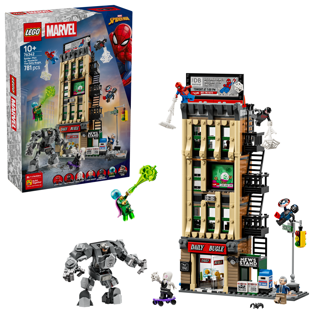 LEGO Marvel Spider-Man vs. Mysterio: The Daily Bugle 76342