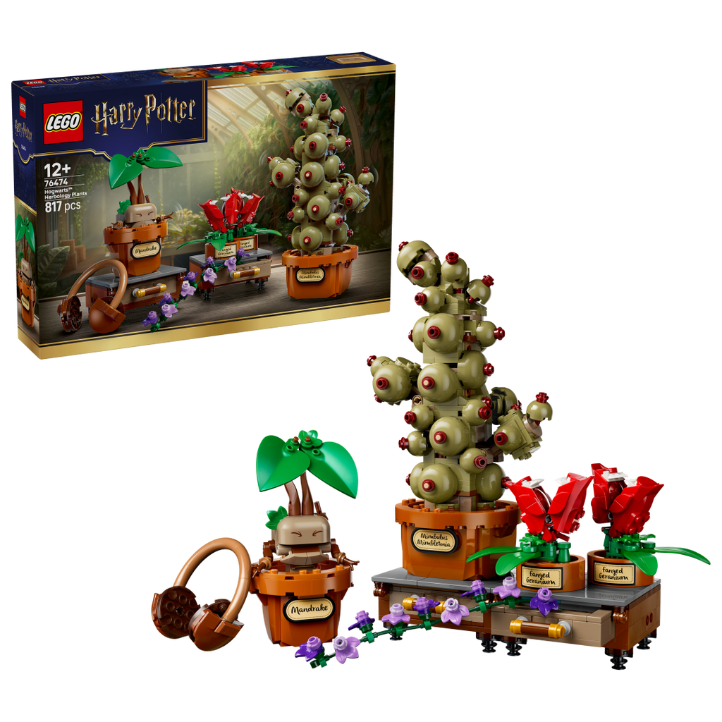 LEGO Harry Potter Hogwarts Herbology Plants 76474