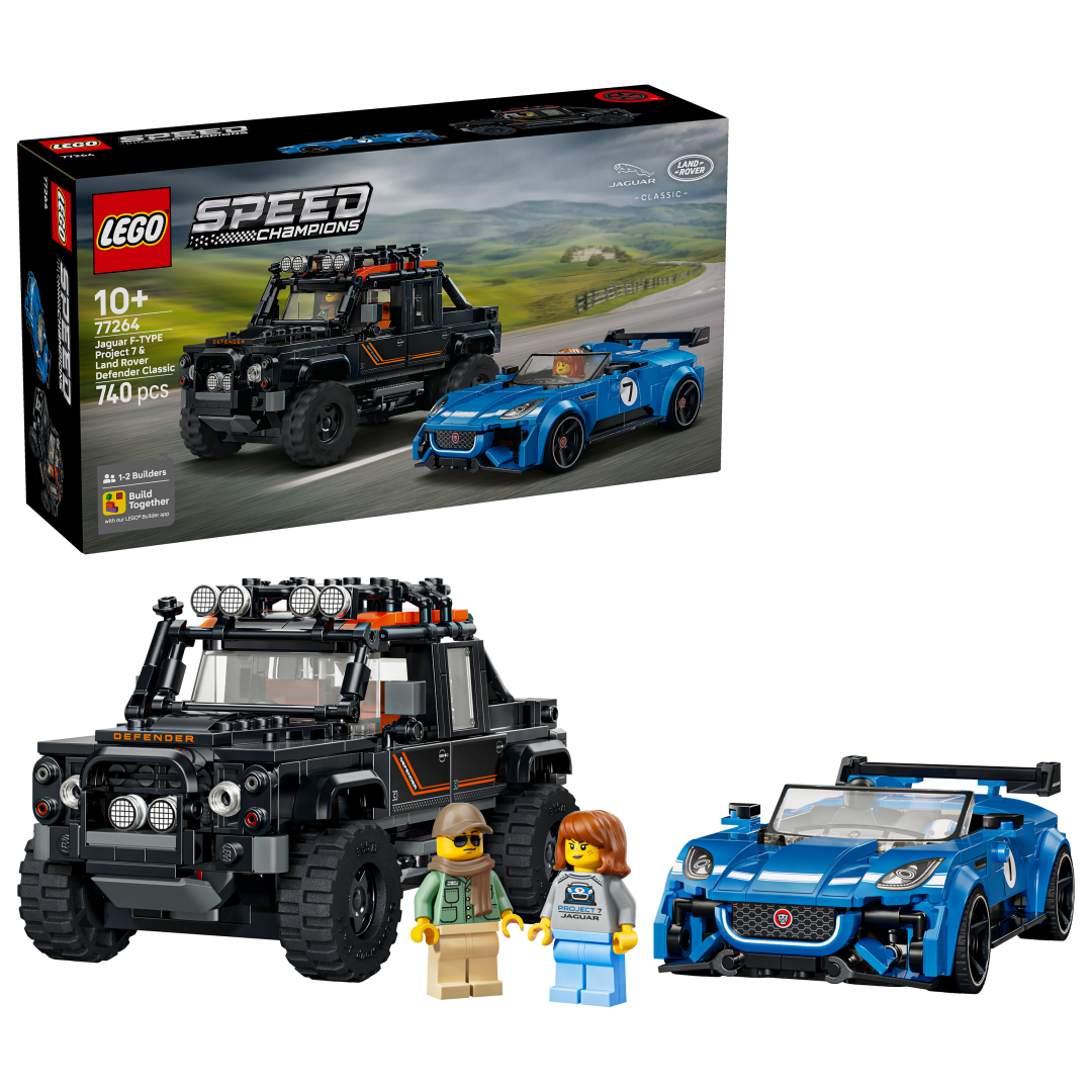 LEGO Speed Champions Jaguar Project 7 & Land Rover Defender 77264