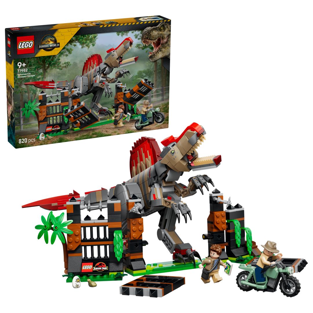 LEGO Jurassic World Spinosaurus Dinosaur Escape 77982