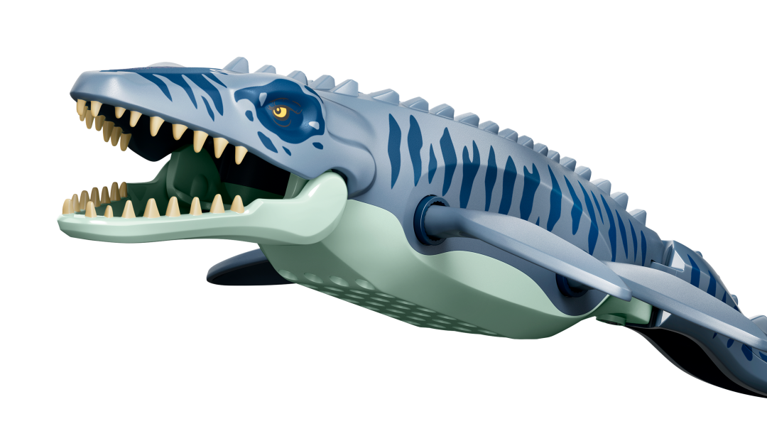 LEGO Jurassic World Mosasaurus Dinosaur Boat Attack 77983