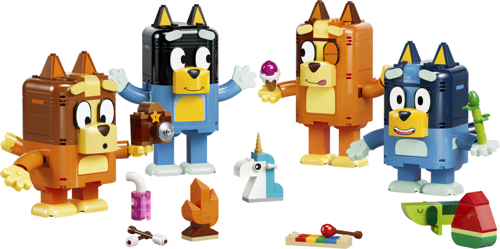 LEGO Bluey Brick-Built Bluey Family 11217