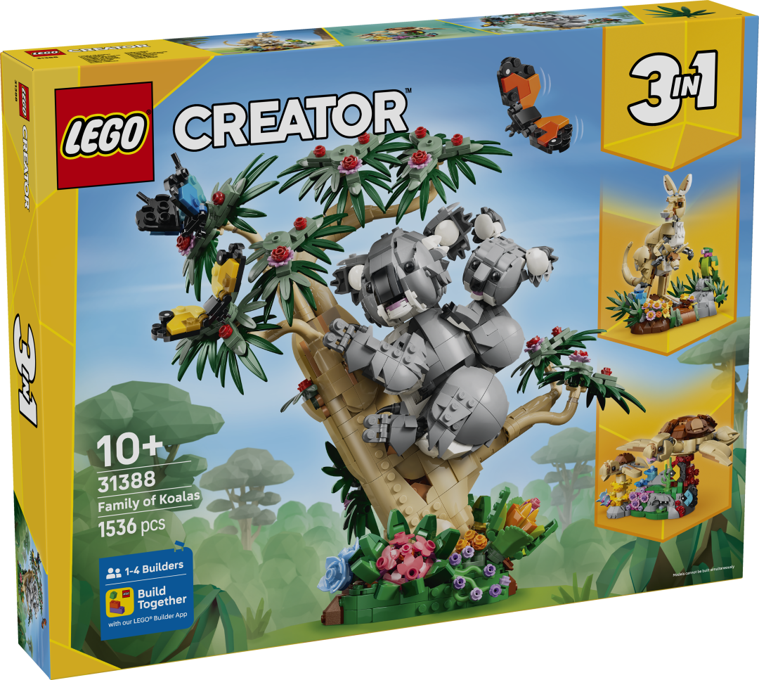 LEGO Creator 3-in-1 Wild Animals: Family of Koalas 31388