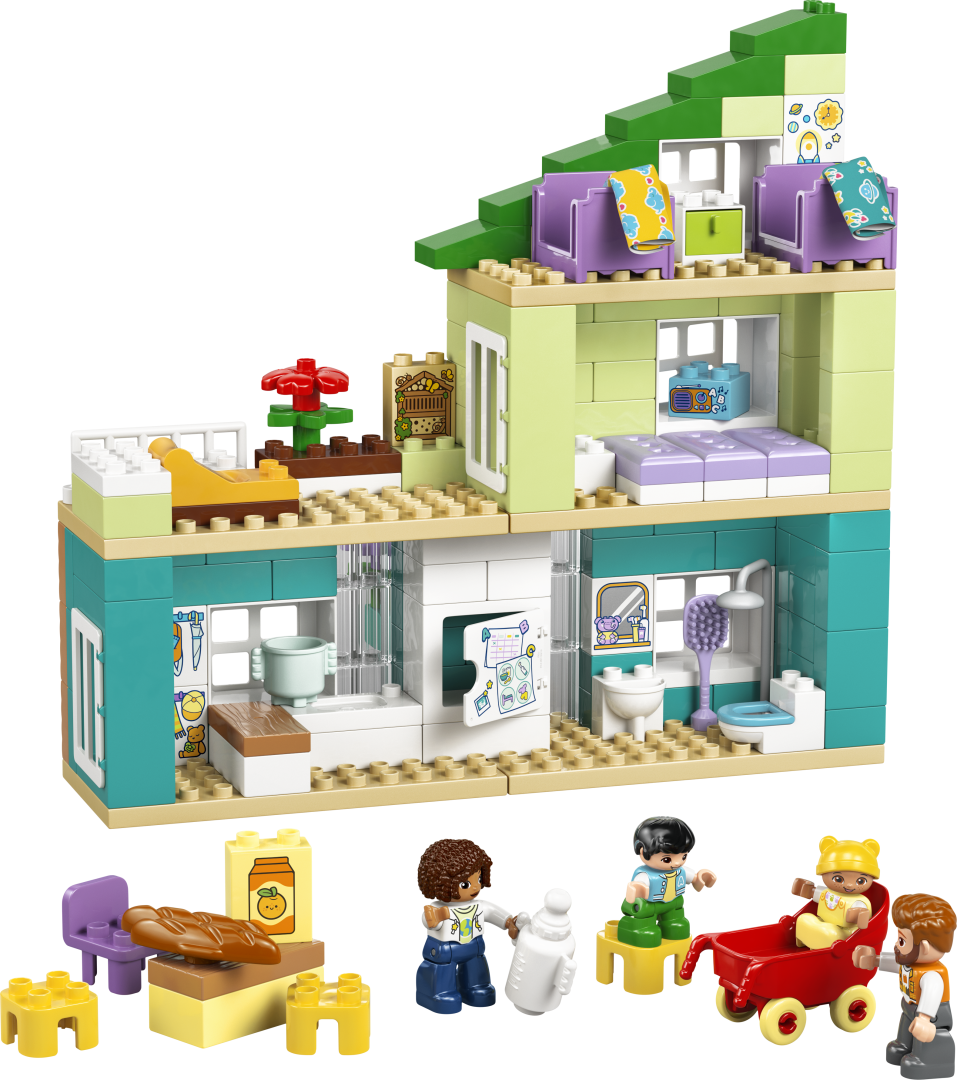 LEGO DUPLO 3-in-1 Modern Family House with Figures 10470