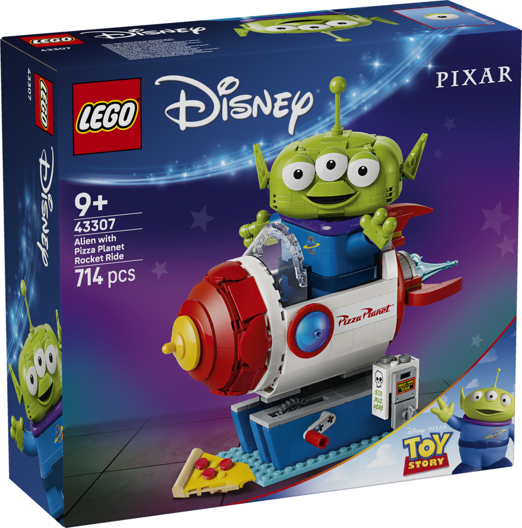 LEGO Disney Alien with Pizza Planet Rocket Ride 43307