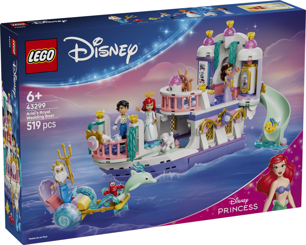 LEGO Disney Ariel's Royal Wedding Boat 43299