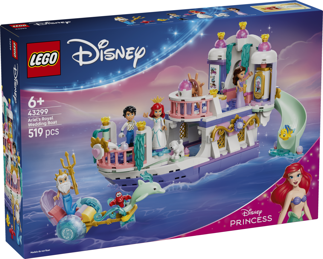 LEGO Disney Ariel's Royal Wedding Boat 43299