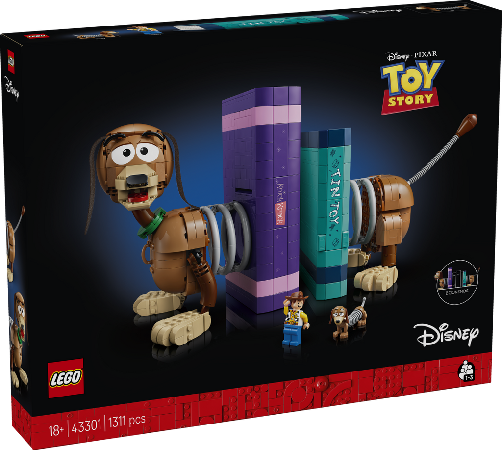 LEGO Disney Toy Story Slinky Dog Bookends 43301